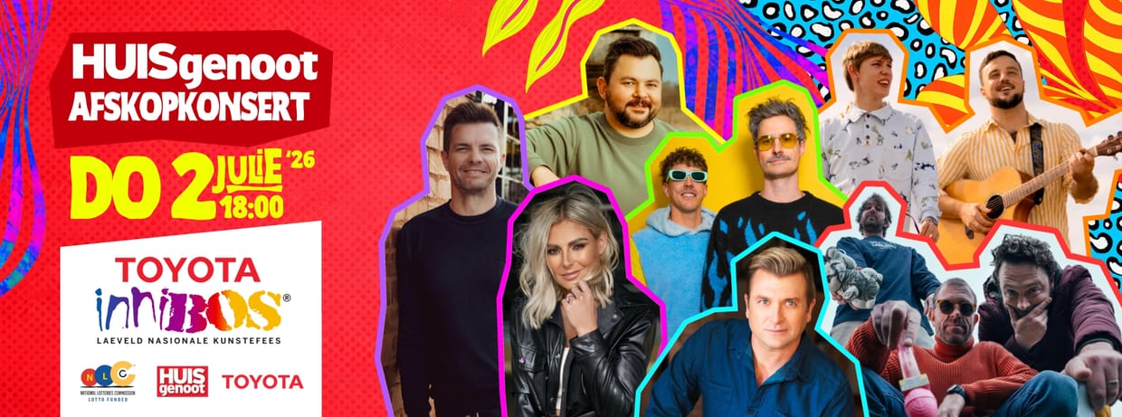 Donderdag Feesterrein en Huisgenoot Afskopkonsert