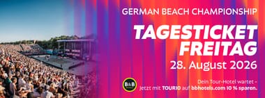 Deutsche Beachvolleyball Meisterschaft 2026 Dortmund | Tagesticket Freitag