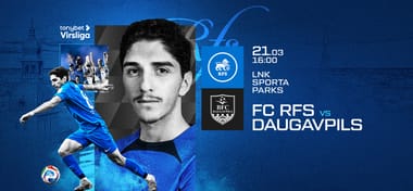 Tonybet Virslīga: RFS - BFC Daugavpils