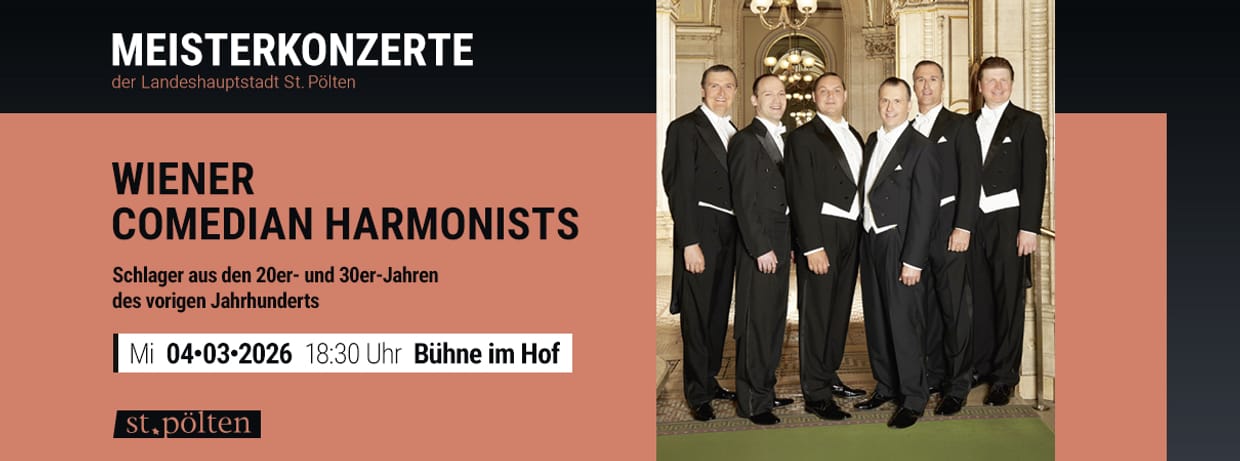 VERSCHOBEN: WIENER COMEDIAN HARMONISTS