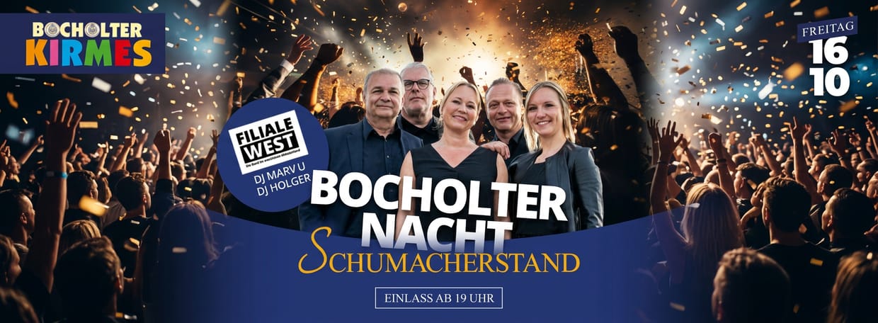 Bocholter Kirmes - Schumacherstand Freitag - 16.10.2026
