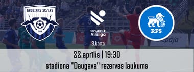 Tonybet Virslīga: Grobiņas SC/LFS - RFS