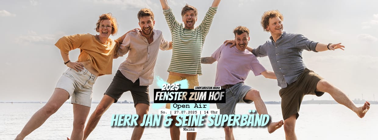 Herr Jan & seine Superbänd x Fenster zum Hof-Open Air 2025 (Kinderkonzert)