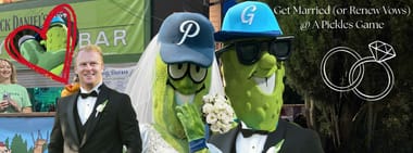 Get Married (or Renew Vows) @ A Pickles Game Presented by Jim Beam & House of Lilly Events