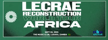 Lecrae Reconstruction World Tour Africa - Lusaka