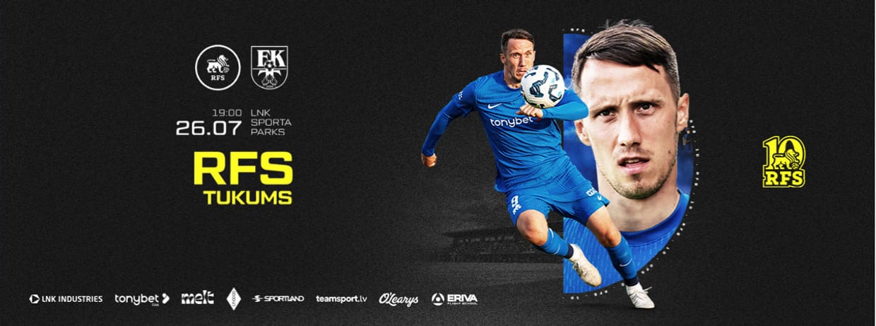 Tonybet Virslīga: RFS - FK Tukums 2000