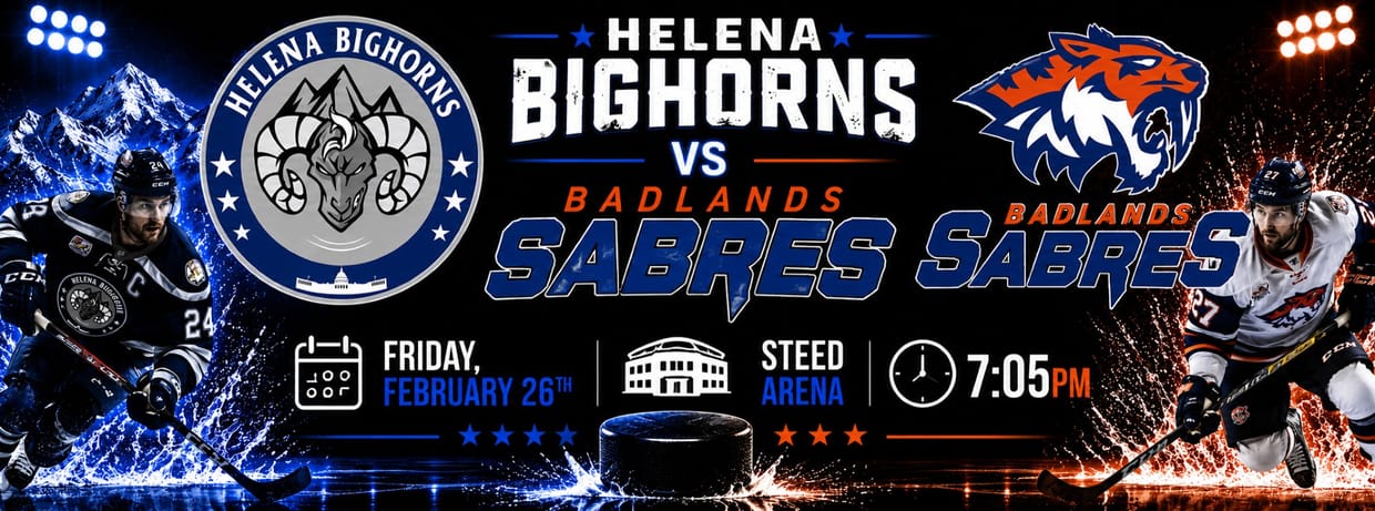 Helena Bighorns vs Badlands Sabres