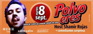 POLVO ERES: UN SHOW DE STAND-UP COMEDY SUBIDO DE TONO (EN MERO BAR