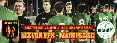 Nākotnes līga: Leevon PPK - Mārupes SC