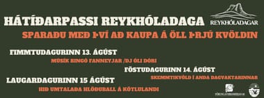 Reykhóladagar | hátíðarpassi / festival pass