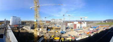 Baustellenführung der neuen Festhalle