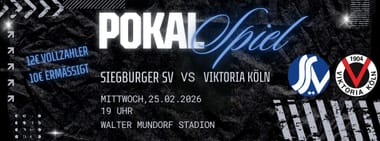 Siegburger SV 04 gegen FC Viktoria Köln