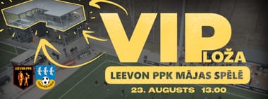 VIP LOŽA Leevon PPK mājas spēlē pret FK Smiltene/BJSS komandu