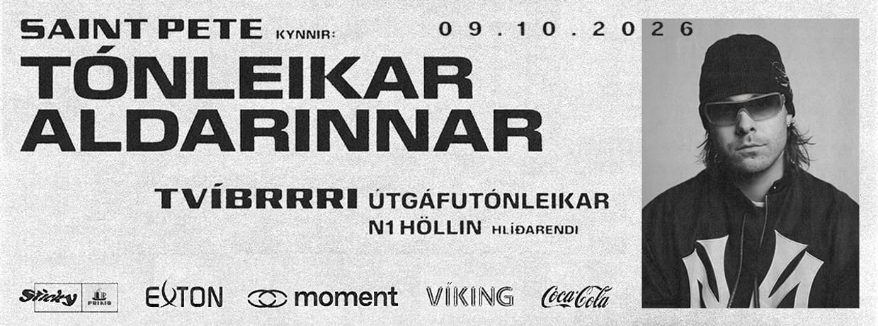 Saint Pete kynnir: TÓNLEIKAR ALDARINNAR
