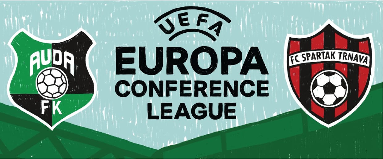 UECL: FK Auda - FC Spartak Trnava