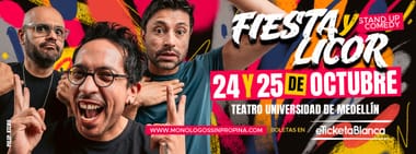 MONÓLOGOS SIN PROPINA - 10 AÑOS - FIESTA Y LICOR