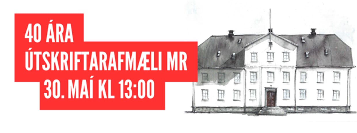 40 ára útskrifarafmæli MR 1986
