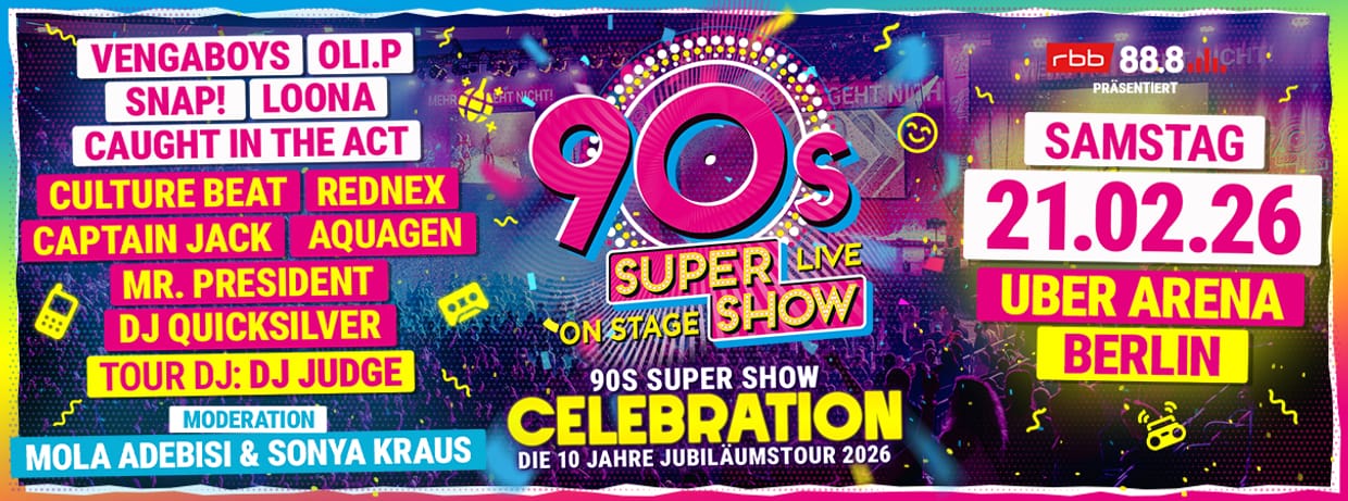 90s Super Show Berlin 2026