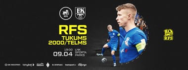 Tonybet Virslīga: RFS - FK Tukums 2000