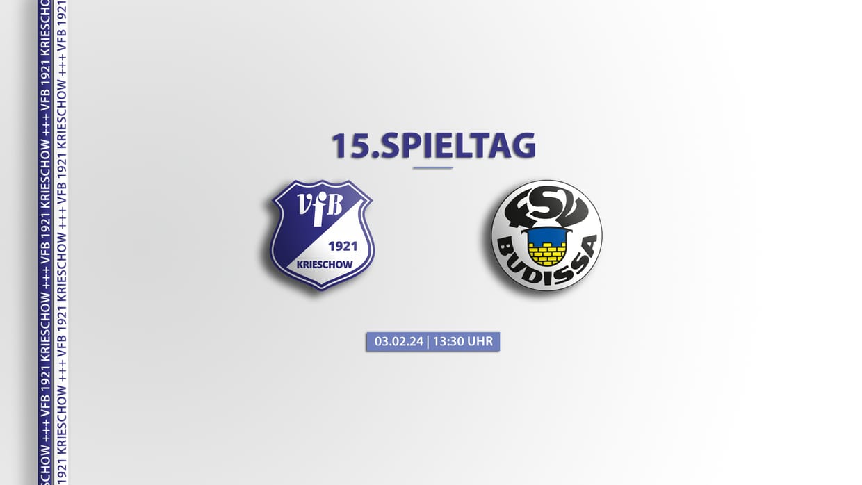 15. Spieltag VfB Krieschow - Budissa Bautzen