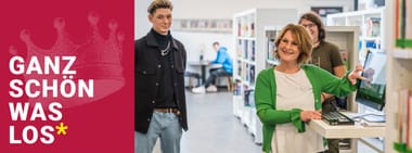 Bibliothek backstage