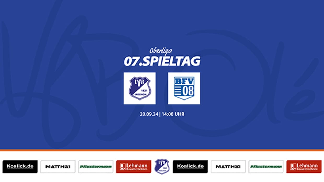 07. Spieltag VfB 1921 Krieschow - Bischofswerdaer FV