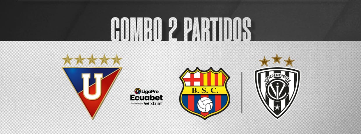 COMBO HINCHADA LOCAL- LIGA DEPORTIVA UNIVERSITARIA vs BARCELONA SC - INDEPENDIENTE DEL VALLE