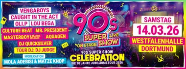 90s Super Show Ruhrgebiet 2026