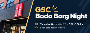 GSC: Boda Borg Night (Grads only)