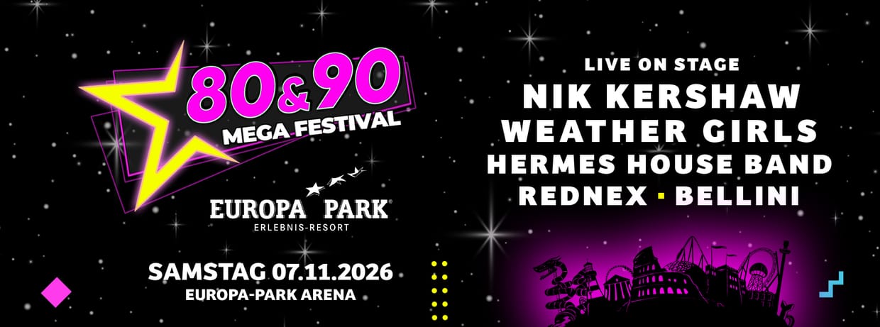 Das 80 & 90 Mega Festival 2026 Europa-Park
