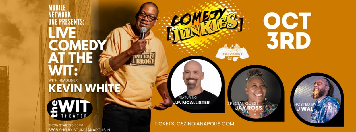 Stand Up at the Wit! Headliner: Kevin White (17+) - 8:00 PM