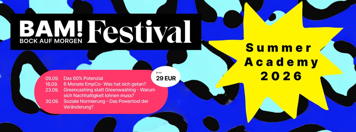 Die BAM! Bock auf Morgen Summer Academy 2026