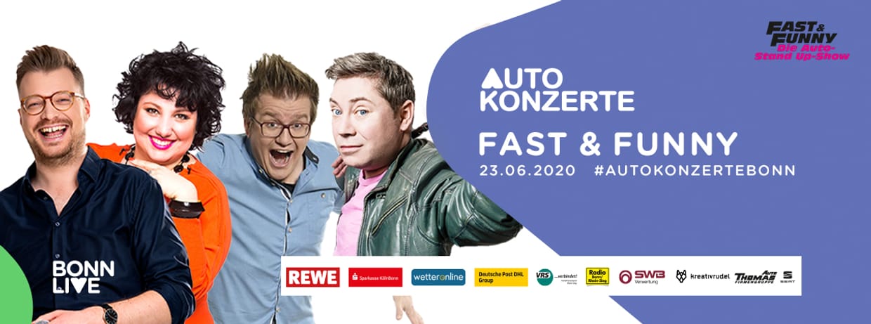 Fast and Funny! Die Auto-Stand Up-Show | BonnLive Autokonzerte