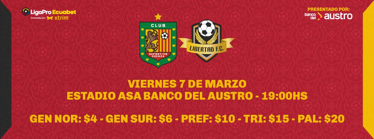 DEPORTIVO CUENCA VS LIBERTAD