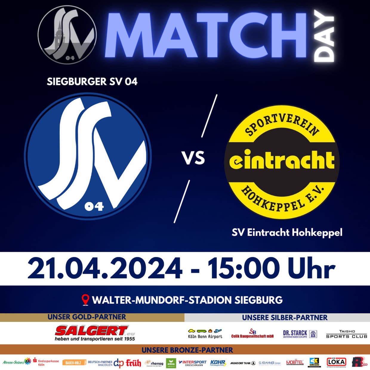 Siegburger SV 04 SV Eintracht Hohkeppel 