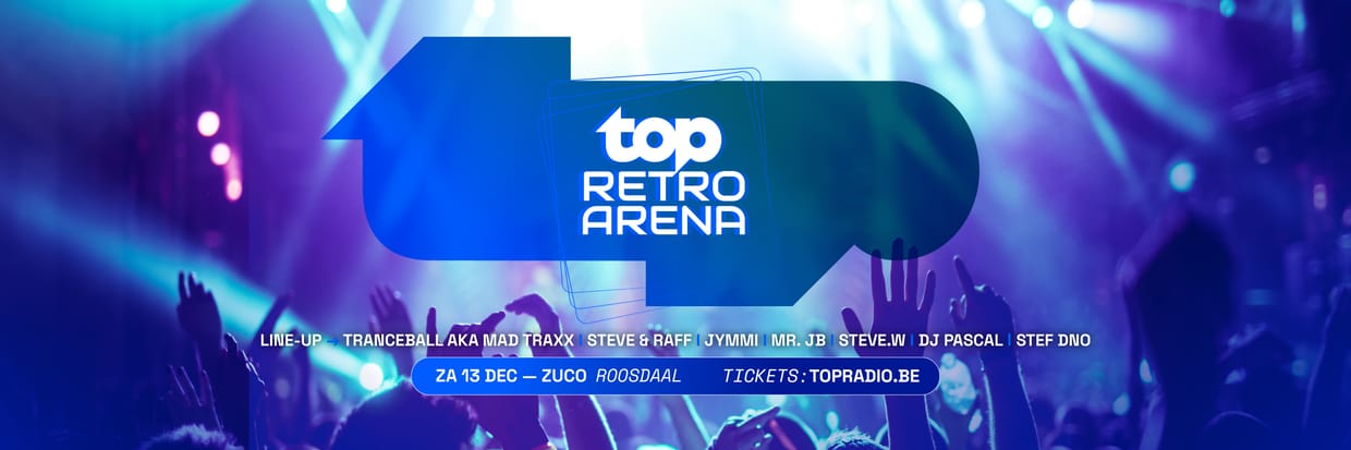 TOPretroarena ‘The Party' @ ZUCO, Roosdaal op 13 december 2025