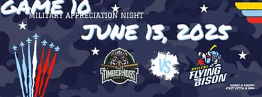 JUNE 13TH DOUBLEHEADER - Pineywoods Timberhogs vs. Abilene Flying Bison