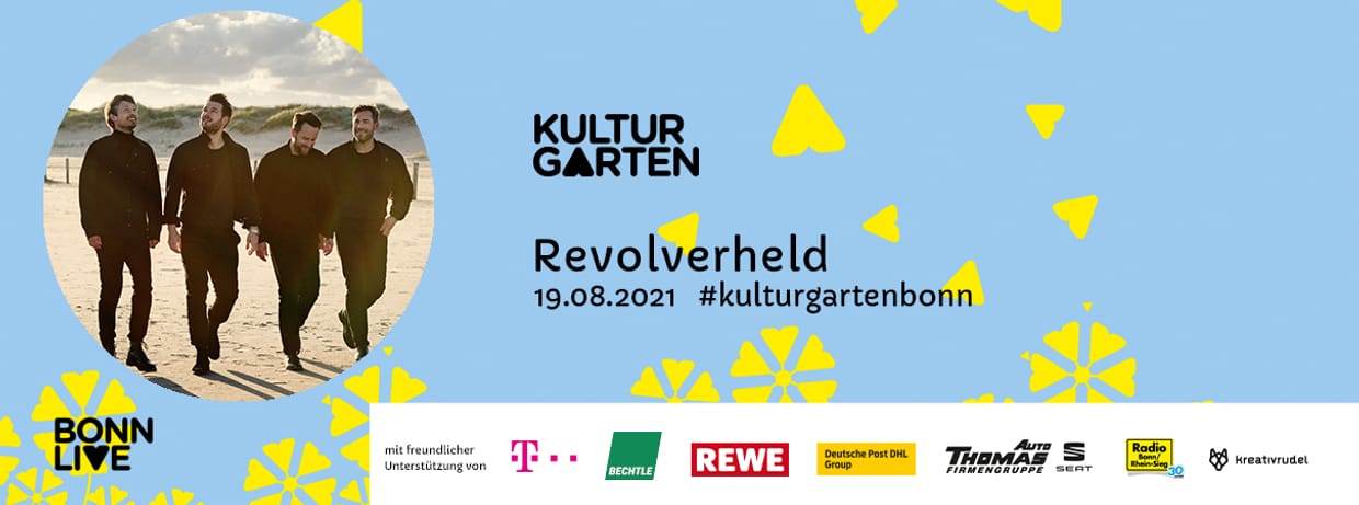 Revolverheld | BonnLive Kulturgarten