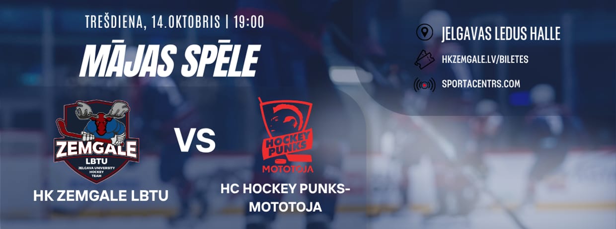 HK Zemgale/LBTU - HC Hockey Punks-Mototoja