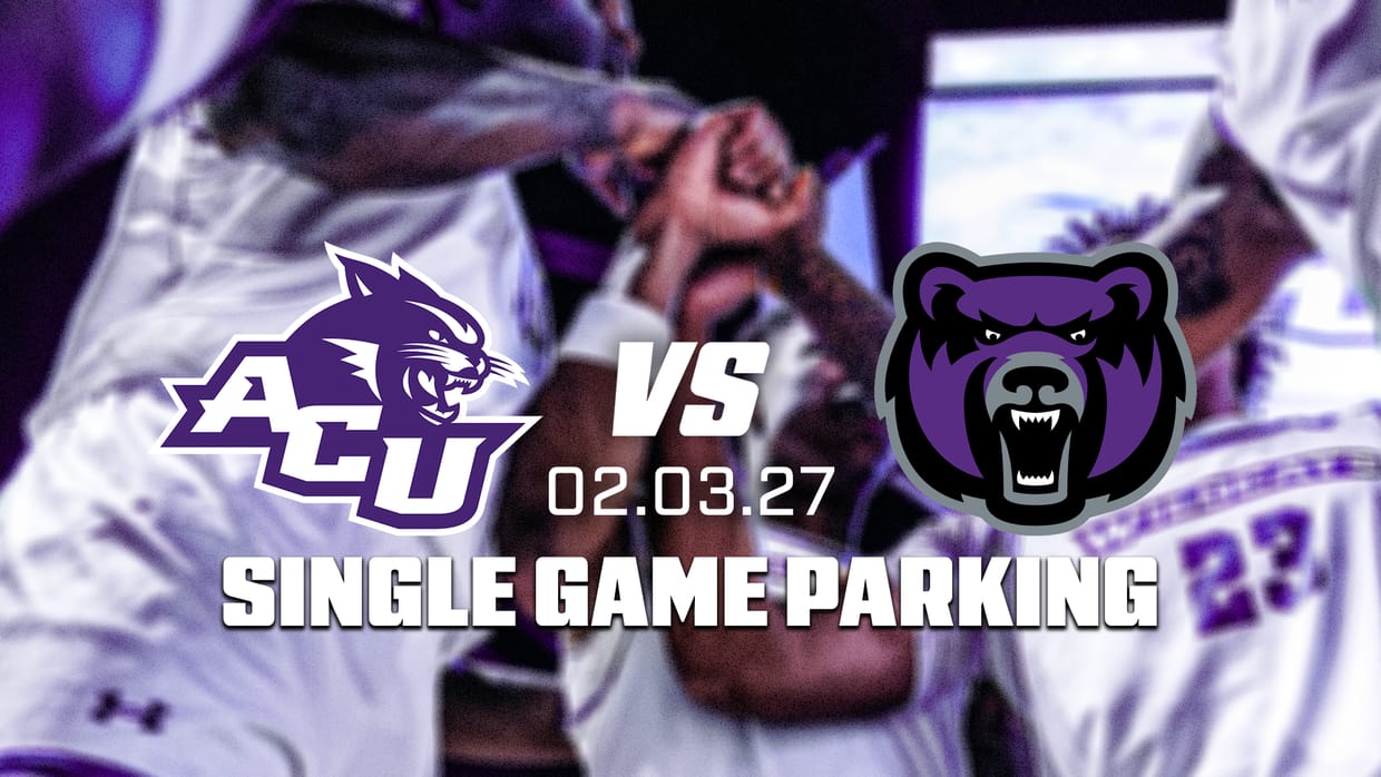 ACU MBB vs Central Arkansas Single Game Parking