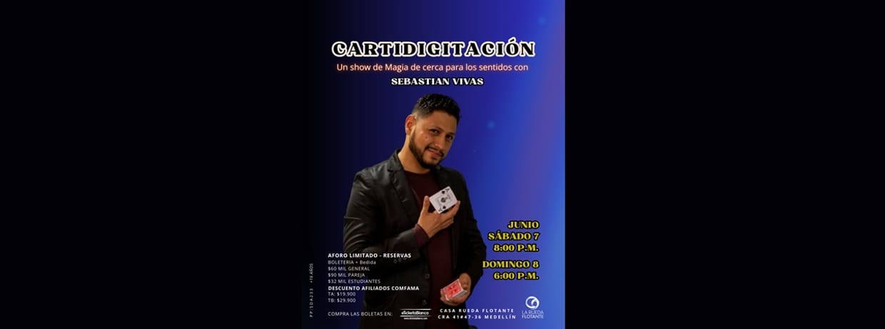 CARTIDIGITACION, SHOW DE MAGIA CERCA