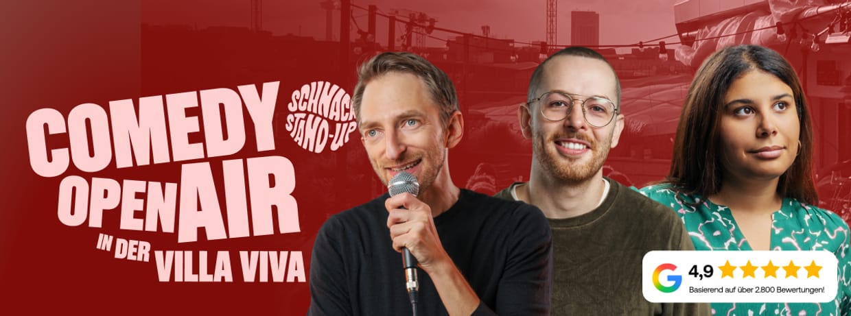 SCHNACK Stand-Up Comedy in der Villa Viva (Open Air)