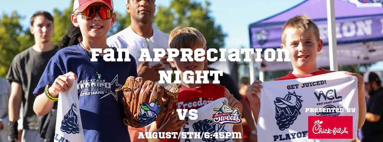 Fan Appreciation Night Presented by Chick-Fil-A