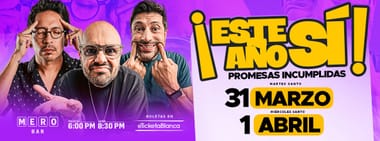 MONÓLOGOS SIN PROPINA: ¡ESTE AÑO SÍ...! - PROMESAS INCUMPLIDAS (EN MERO BAR)
