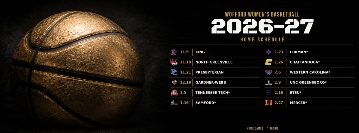 2026 Wofford Women's Basketball Season Tickets