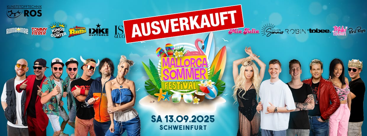Mallorca Sommer Festival Schweinfurt 2025