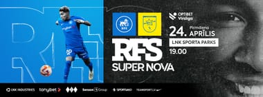 Optibet Virslīga: RFS - Super Nova