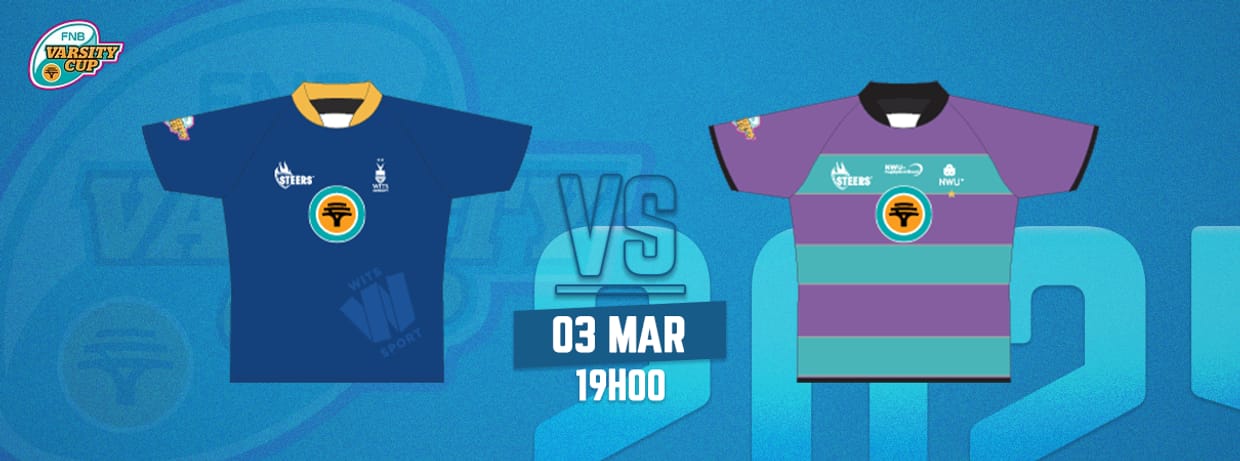 FNB Varsity Cup Rugby - FNB Wits vs FNB NWU Eagles