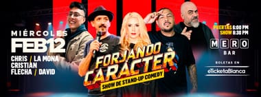 FORJANDO CARACTER: SHOW DE STAND-UP COMEDY