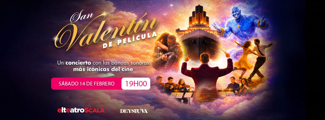 SAN VALENTÍN DE PELÍCULA SÁBADO 14 DE FEBRERO 19:00